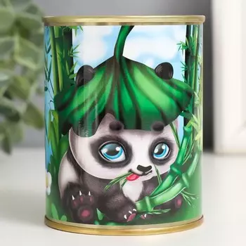 Копилка-банка металл "Панда"