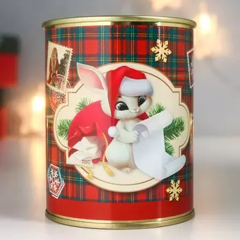 Копилка-банка металл "Зая"