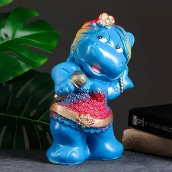 Копилка "Бегемотик Поп-звезда" 29х16х14см