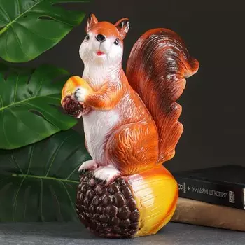 Копилка для денег «Белка на желуде», гипс, 251535 см