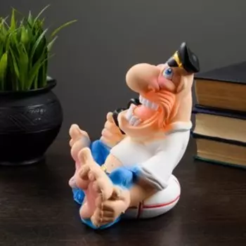 Копилка "Боцман" синий, 20х16х15см