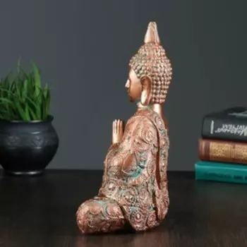 Копилка для денег «Будда средний», гипс, медь, 201129 см
