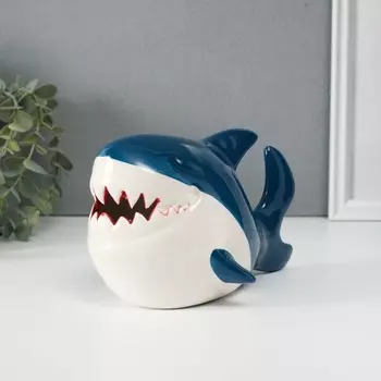 Копилка для денег «Акулёнок», керамика, 12.61911.5 см