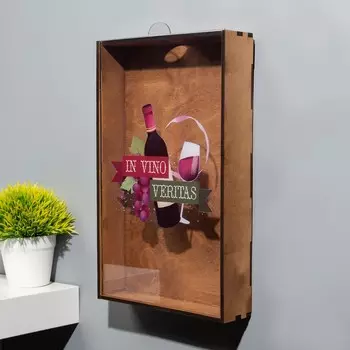 Копилка для винных пробок "In vino veritas" 33х20х2,5 см