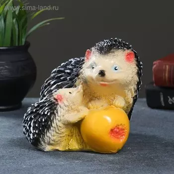 Копилка для денег «Два ежика», гипс, 181514 см