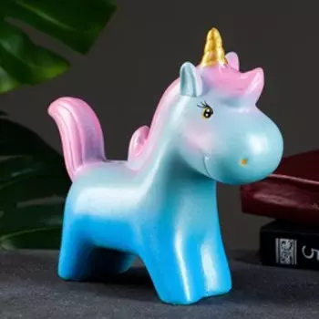 Копилка для денег «Единорог», гипс, морской, 2119 см