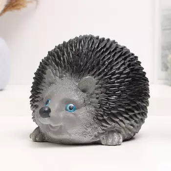 Копилка "Ежик" 25х18х15см, черный