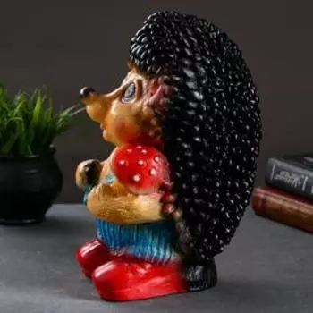 Копилка для денег «Ёжик большой с грибом», гипс, 231833 см