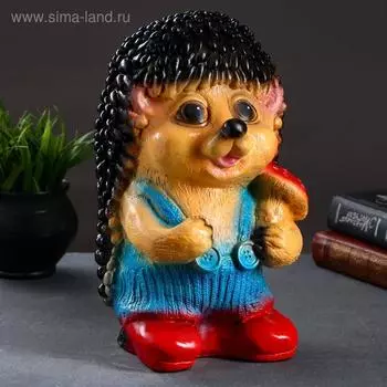 Копилка для денег «Ёжик большой с грибом», гипс, 231833 см