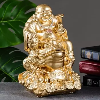 Копилка для денег «Хотей на лягушке», гипс, 251719 см