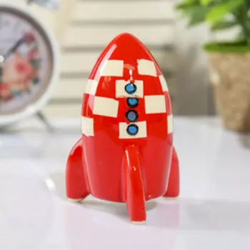 Копилка керамика "Ракета" МИКС 11,5х6,5х6,5 см