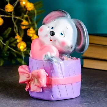 Копилка "Коробка в виде сердца" 16х11х21см