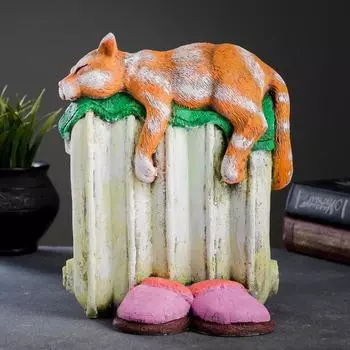 Копилка "Кот Батарейкин" 19х19х25см