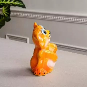 Копилка "Кот Обжорка", жёлтая, керамика, 20 см, микс