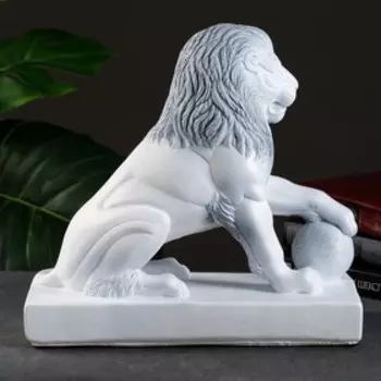 Копилка "Лев с шаром" антик, 32х15х35см