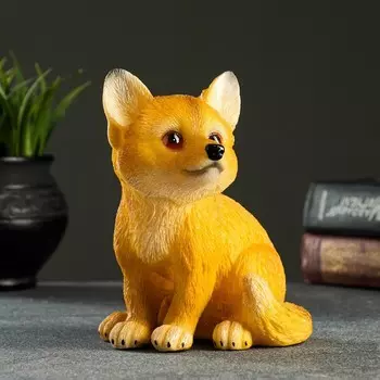 Копилка "Лисенок сидит" 14 см