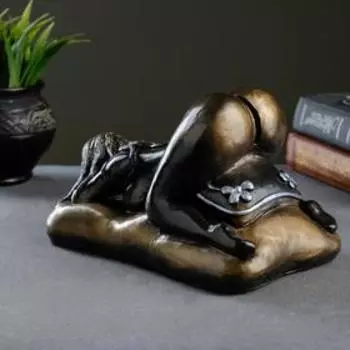 Копилка для денег «Лолита», гипс, бронза-золото, 221412 см