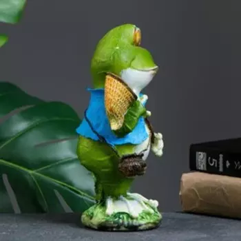 Копилка для денег «Лягушка-путешественница», полистоун, 20118 см