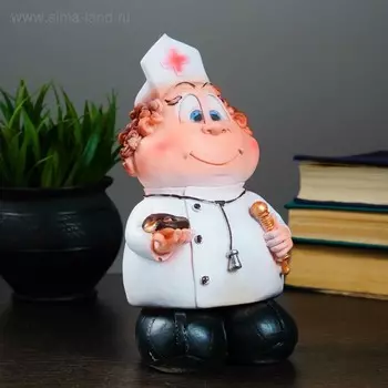 Копилка для денег «Медсестра», полистоун, 91121 см