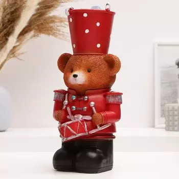 Копилка "Медведь с барабанами" 29х14х13см