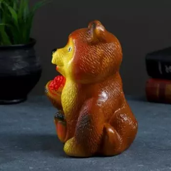 Копилка "Медведь с малиной" 17см МИКС