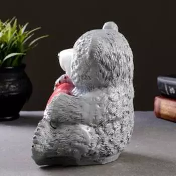 Копилка "Медведь с сердцем" 19см