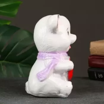 Копилка "Медведь с сердцем" 20см