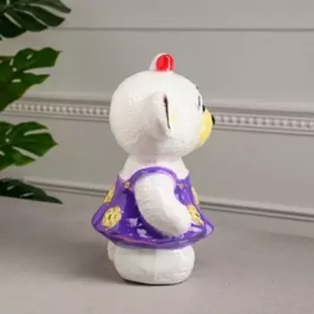 Копилка "Медведица в платье", глянец, разноцветная, 31 см, микс