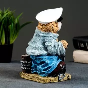 Копилка "Мишка Капитан" 11х13х19см