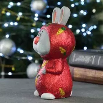 Копилка "Мистер Пижамкин в красном" новогодний 10х10х18см