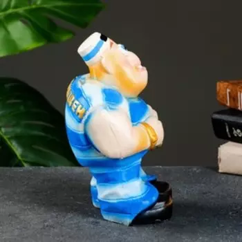 Копилка "Не виновен №1" синий 24*16*14 см гипс