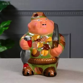 Копилка "Охотник", 26 см, микс