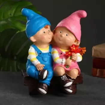 Копилка "Пара на скамейке" 26х19х13см