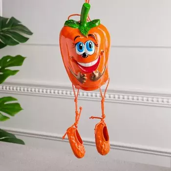 Копилка "Перчик", глянец, разноцветная, 18 см, микс