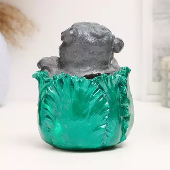 Копилка "Пес с капустой" 13см