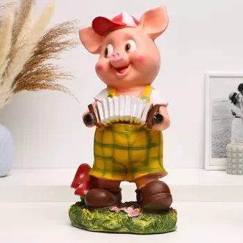 Копилка "Поросенок с гармошкой" 38х21х15см