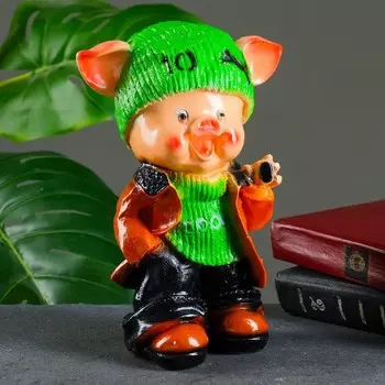 Копилка "Поросенок с шайбой" 25х17х12см