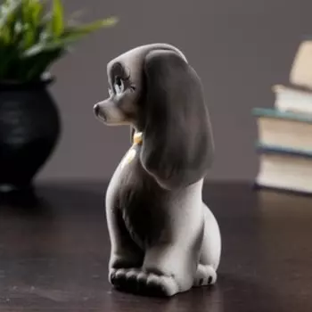 Копилка для денег «Пудель», керамика, чёрно-белый, 12715 см