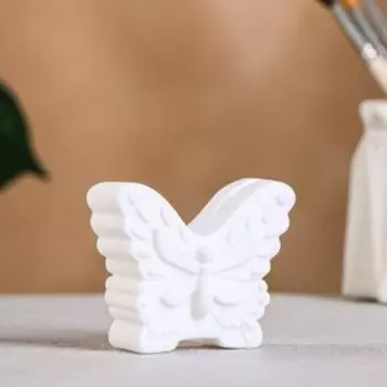 Копилка-раскраска "Бабочка" 10х10х6см