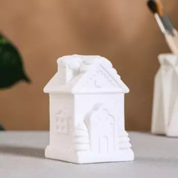 Копилка-раскраска "Домик" 11.5х10.5х8см