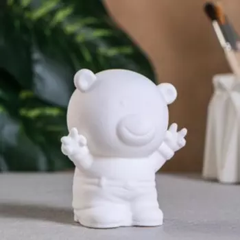 Копилка-раскраска "Мишка" 11.5х10.5х8см