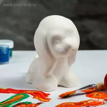 Копилка-раскраска "Собачка Мило", 12 см