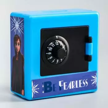 Копилка сейф, 8,8 см х 7,5 см х 8,8 см "Принцессы", Холодное сердце