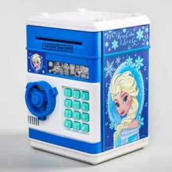 Копилка сейф, 20 см 14.5 см 14 см «Эльза», Холодное сердце