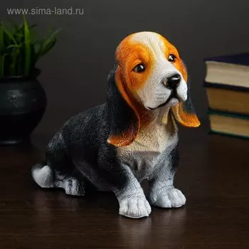 Копилка для денег «Щенок бассет хаунда», гипс, 251119 см