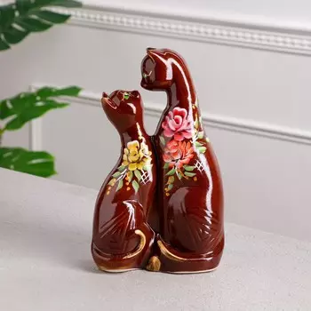 Копилка "Скиф", покрытие глазурь, коричневая, 27 см, микс