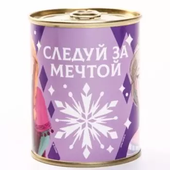 Копилка металлическая, 9.5 см 7.5 см 7.5 см «Анна и Эльза», Холодное Сердце