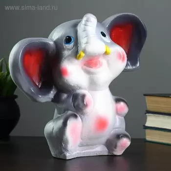 Копилка "Слон №3" серый, 24см