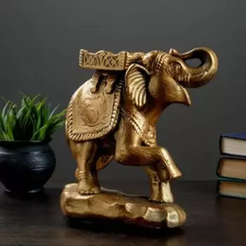 Копилка для денег «Слон», гипс, бронза, 1426 см