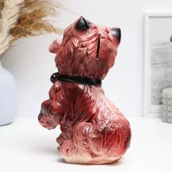 Копилка "Собачка с костью" 21х16см